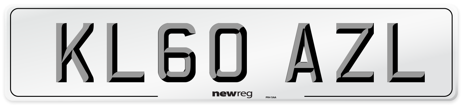KL60 AZL Number Plate from New Reg